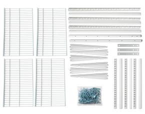Kit#10 Contiene: \R• Organizador De Closet Con Parrilla De Alambre Plastificado 16\