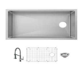 Lavatrasto De Cocina Acero Inox 36\