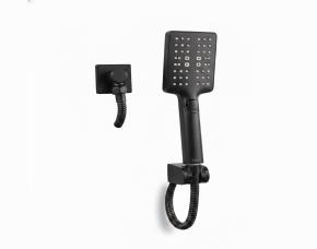 Ducha Tipo Telefono 3 Funciones Pfister Sena Negro Mate