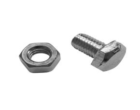 Unidad Tornillo M8X14 Galvanizando Con Tuerca Para Estante