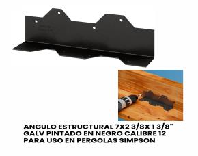 Angulo Estructural 7X2 3/8X 1 3/8\