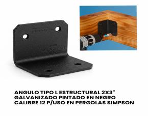 Angulo Tipo L Estructural  2X3\