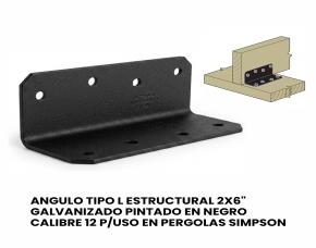 Angulo Tipo L Estructural  2X6\