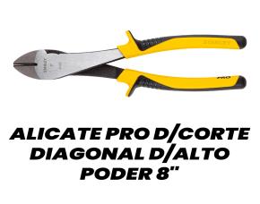 Alicate Pro D/Corte Diagonal D/Alto Poder 8\