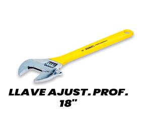 Llave Ajust. Prof. 18\