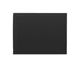 Lamina Fibra De Vidrio Super Compacta Biselada Negra Impermeable  1/2\