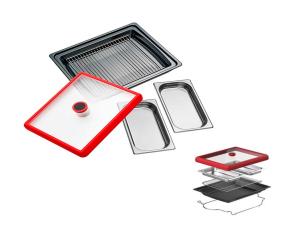 Bandeja Para Cocinar Al Vapor Incluye:2Bandejas Indiv/Tapa Cristal/Parrilla Interior Teka Comp...