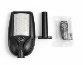 Lampara Led Para Calle Con Sensro Y  Panel Solar 80W Integrado, Luz Dia 800Lm