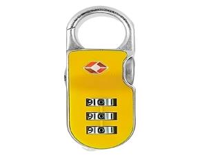 Candado Serie Tsa Ytp2 Con Combinacion 68Mm, Amarillo, Uso Viajero