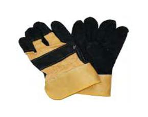 Guantes P/Trabajo Negro/Amarillo