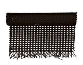 Pie De Rattan Sintetico Negro 24\