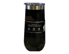 Vaso Termico Metalico Con Tapa  9Oz 9 Horas Frio 3 Caliente