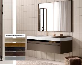 Jgo. Mueble P/Baño Maple C/Lavamanos Y C/Espejo