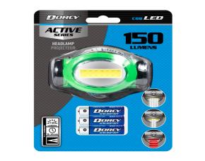 Linterna Frontal Led Cob 150 Lumens 3Aaa