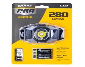 Linterna Frontal Led Multifuncion Industrial Spot/Flood 3Aa Incluidas Dorcy