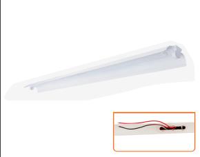Base P/Lampara Con Pantalla Y Campana Metalica T8 P/1 Tubo